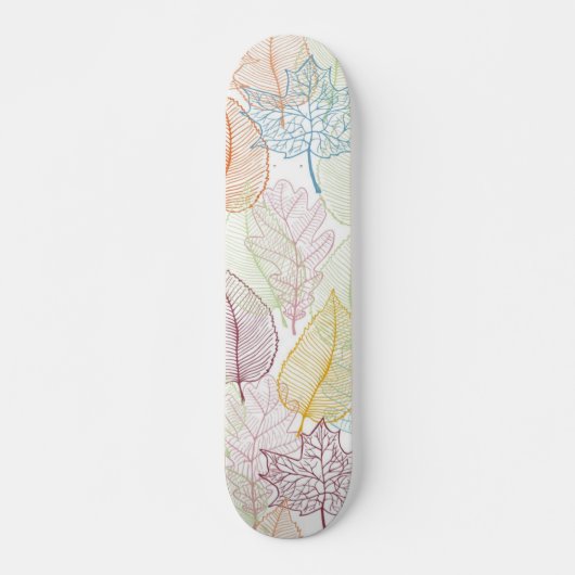 Herbstmuster Skateboard (Vorne)