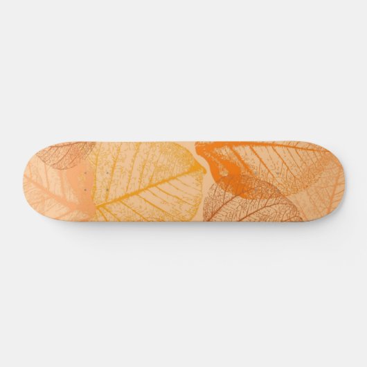 Herbstmuster Skateboard (Horizontal)