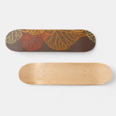 Herbstmuster Skateboard (Horizontal)
