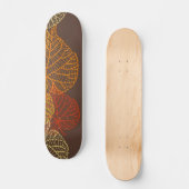 Herbstmuster Skateboard (Vorderseite)