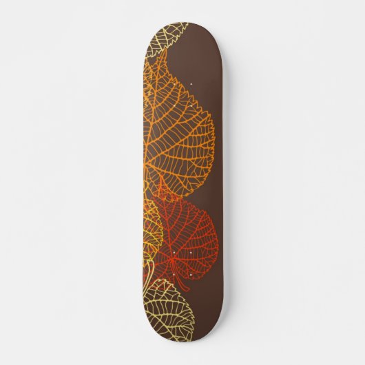 Herbstmuster Skateboard (Vorne)