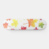 Herbstmuster Skateboard (Horizontal)