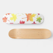 Herbstmuster Skateboard (Horizontal)