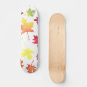 Herbstmuster Skateboard (Vorderseite)