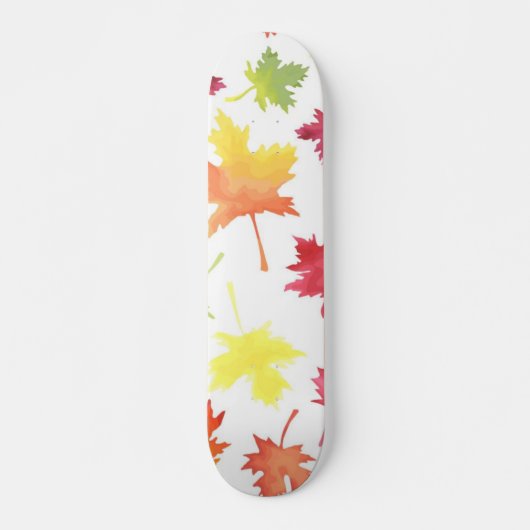 Herbstmuster Skateboard (Vorne)