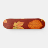 Herbstmuster Skateboard (Horizontal)