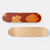 Herbstmuster Skateboard (Horizontal)