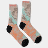 Herbstmuster Socken (Rechts)