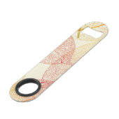 Herbstmuster Speed Flaschenöffner (Rückseite Schrägansicht)