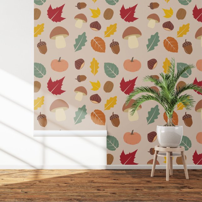Herbstmuster Tapete (Autumn Pattern Wallpaper)