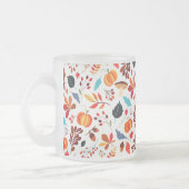 Herbstmuster-Tasse Mattglastasse (Links)