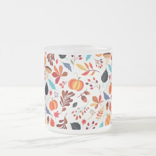 Herbstmuster-Tasse Mattglastasse (Mittel)