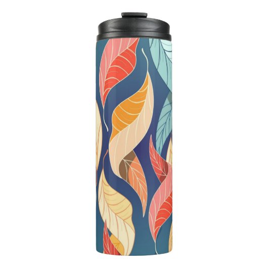 Herbstmuster Thermosbecher (Vorderseite)
