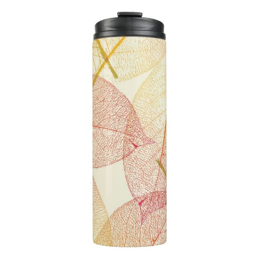 Herbstmuster Thermosbecher (Vorderseite)