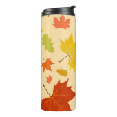 Herbstmuster Thermosbecher (Nach links gedreht)