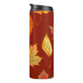 Herbstmuster Thermosbecher (Nach rechts gedreht)