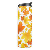 Herbstmuster Thermosbecher (Nach links gedreht)