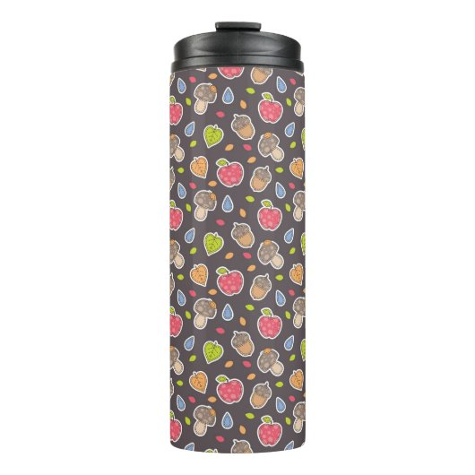 Herbstmuster Thermosbecher (Vorderseite)