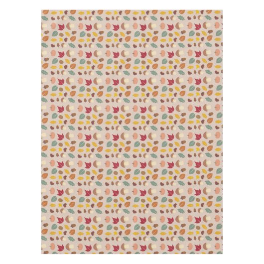 Herbstmuster Tischdecke (Vorderseite)