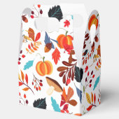 Herbstmuster Vorzugsfelder Geschenkschachtel (Geöffnet)