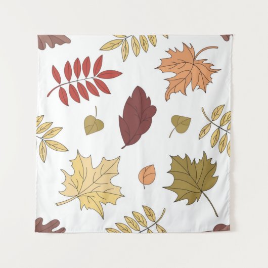 Herbstmuster Wandteppich (Vorderseite)