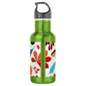 Herbstmuster Wasserflasche (Rückseite)