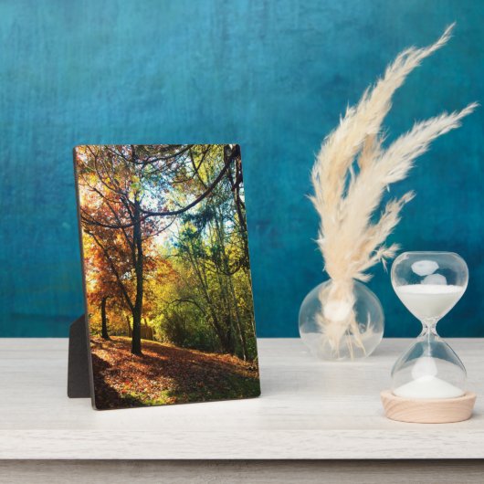 Herbstnachmittag Fotoplatte (Seite)