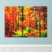 Herbstnachmittag - Gemälde Leinwand (Insitu (Holzboden))