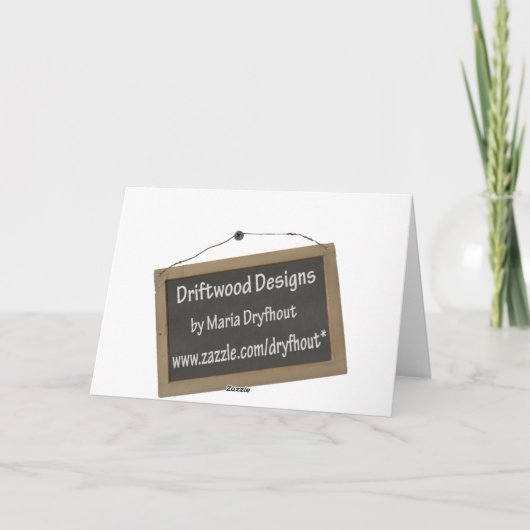 Herbstnachmittag Karte (Rückseite)