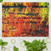 Herbstnachmittag - Malerei Art Küchen Handtuch (Gefaltet)