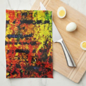 Herbstnachmittag - Malerei Art Küchen Handtuch (Viertel Falte)