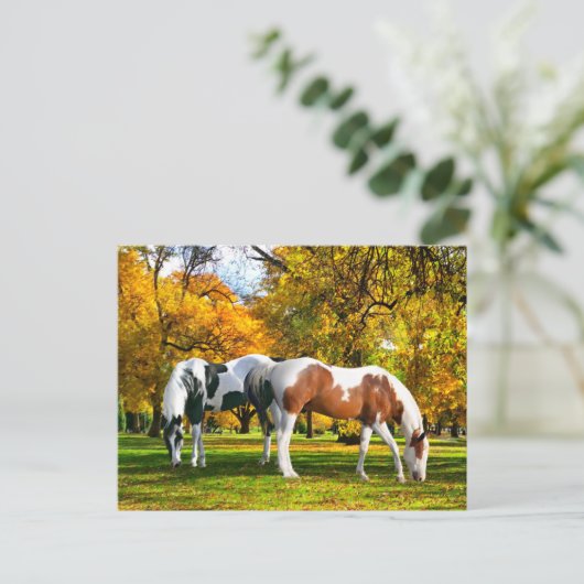"Herbstnachmittag" Postkarte (Stehend Vorderseite)