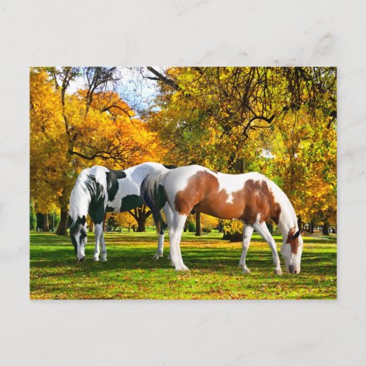 "Herbstnachmittag" Postkarte (Vorderseite)