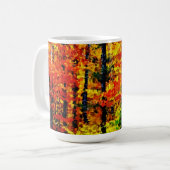 Herbstnachmittag - Tasse Malerei (Vorderseite Links)