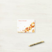 Herbstnachrichten Herbst ist schön Post-it Klebezettel (Auf Schreibtisch)