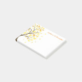 Herbstnachrichten Herbst ist schön Post-it Klebezettel (angewinkelt)