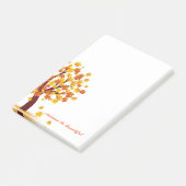 Herbstnachrichten Herbst ist schön Post-it Klebezettel (angewinkelt)