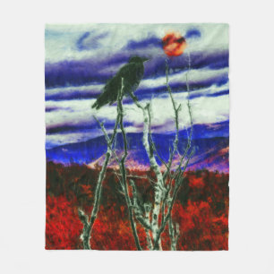 Herbstnacht Fleecedecke