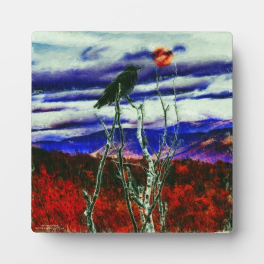 Herbstnacht Fotoplatte (Vorderseite)