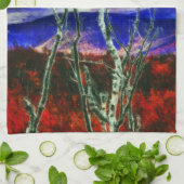 Herbstnacht Geschirrtuch (Gefaltet)