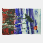 Herbstnacht Geschirrtuch (Horizontal)