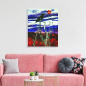 Herbstnacht Leinwanddruck (Insitu (Wohnzimmer))