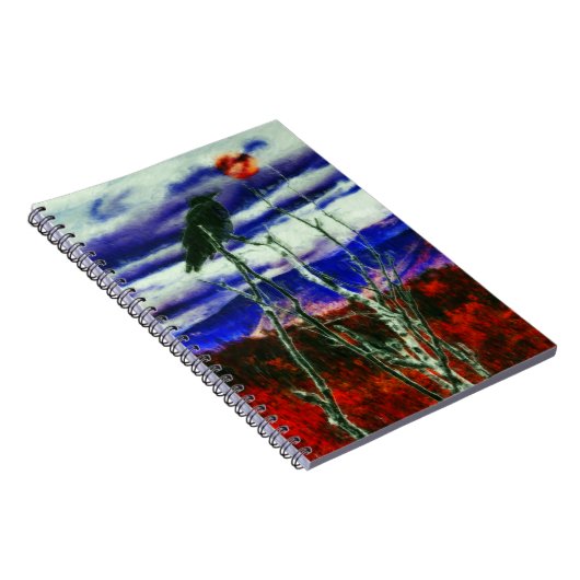 Herbstnacht Notizblock (Rechte Seite)