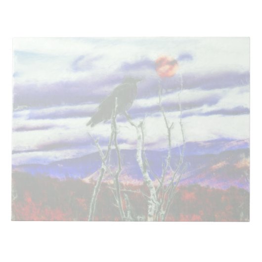 Herbstnacht Notizblock (Vorderseite)