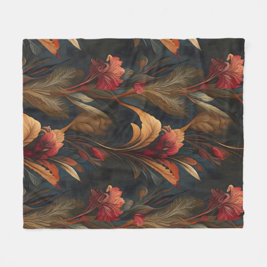 Herbstnächte Fleecedecke (Vorderseite (Horizontal))