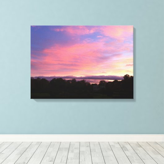 Herbstnächte Leinwanddruck (Insitu (Holzboden))