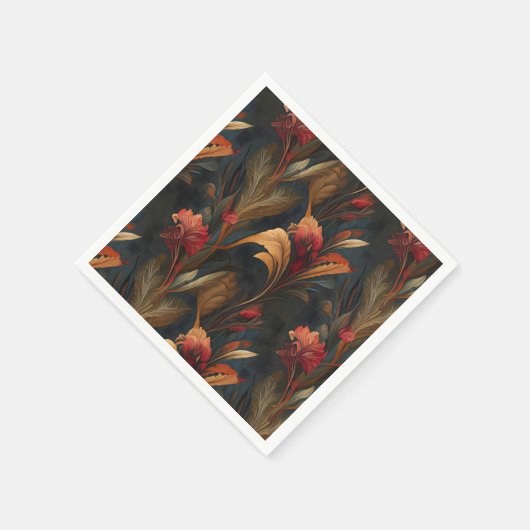 Herbstnächte Serviette (Ecke)