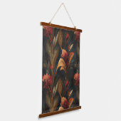 Herbstnächte Wandteppich Mit Holzrahmen (Gewinkelt)