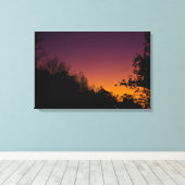 Herbstnachtshimmel auf Leinwand von RoseWrits (Insitu (Holzboden))