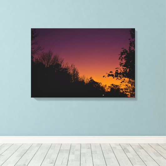 Herbstnachtshimmel auf Leinwand von RoseWrits (Insitu (Holzboden))